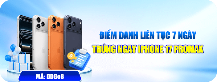 Điểm danh đủ 7 ngày nhận iPhone 17 Promax